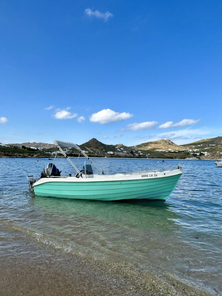 Rent a Boat Mykonos-For family trips.