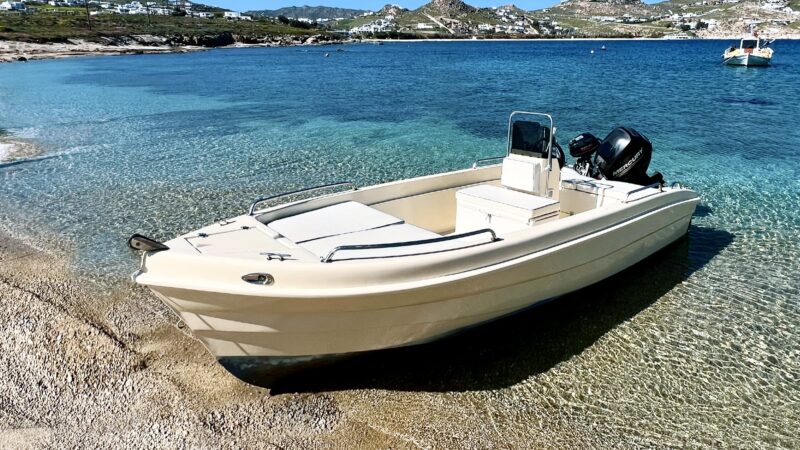 Rent a Boat Mykonos for safe and uniqua island experience.