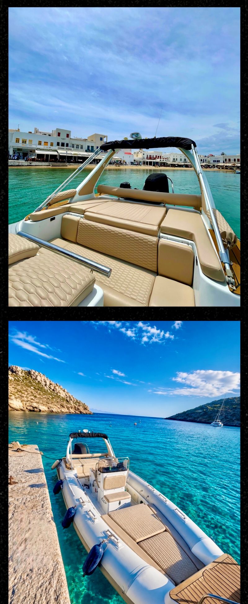 private boat tour Mykonos