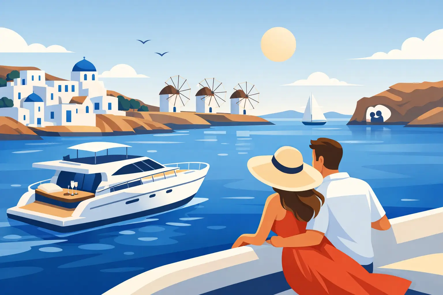 Read more about the article A Honeymoon Charter Itinerary for Mykonos