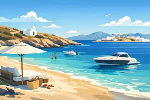 Read more about the article Rhenia Beaches for a Private Mykonos Escape